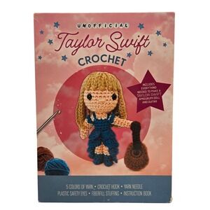 Taylor Swift DIY Crochet Kit Unofficial Swiftie Craft Amigurumi Yarn Kit